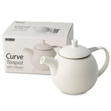 Load image into Gallery viewer, Lime Ceramic Curve Teapot with Infuser (710 ml) - Premium Teas Canada