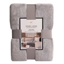 Load image into Gallery viewer, Cozy Fleece Blanket (Grey)
