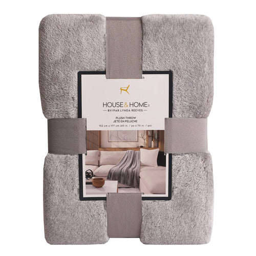 Cozy Fleece Blanket (Grey)