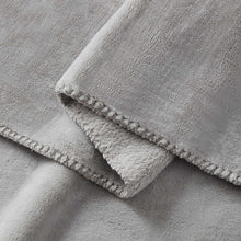 Load image into Gallery viewer, Ryanna Grey Plush Throw - Koolaburra by UGG