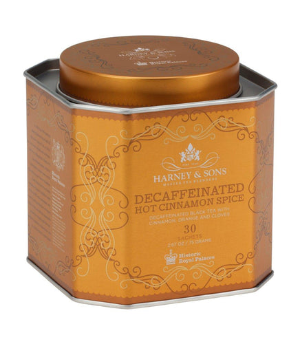 Harney & Sons HRP Decaf Hot Cinnamon Spice Tea (30 Sachets) - Premium Teas Canada