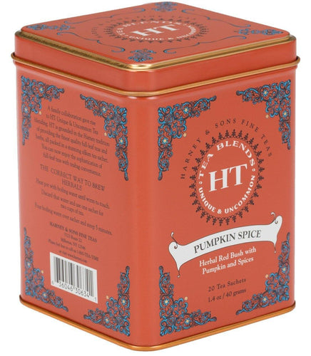 Harney & Sons HT Pumpkin Spice Tea (20 Sachets) - Premium Teas Canada