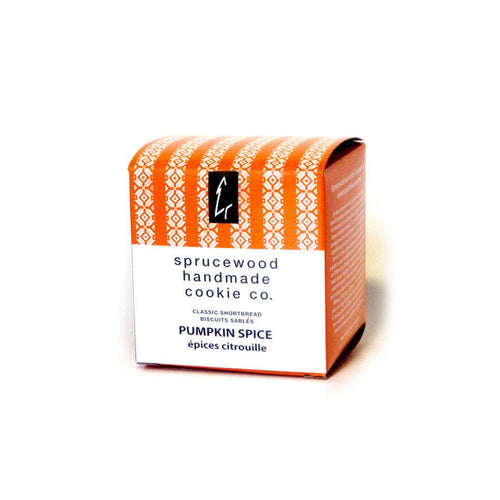 Sprucewood Fresh Pumpkin Spice Shortbread - Small Box - Premium Teas Canada