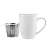 Load image into Gallery viewer, Ceramic Tea Mug with Infuser and Lid (330 ml) - Premium Teas Canada
