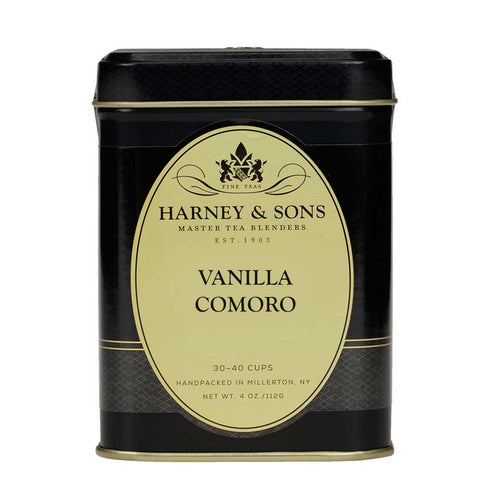 Harney & Sons Decaf Vanilla Comoro 4 oz Loose Tea - Premium Teas Canada
