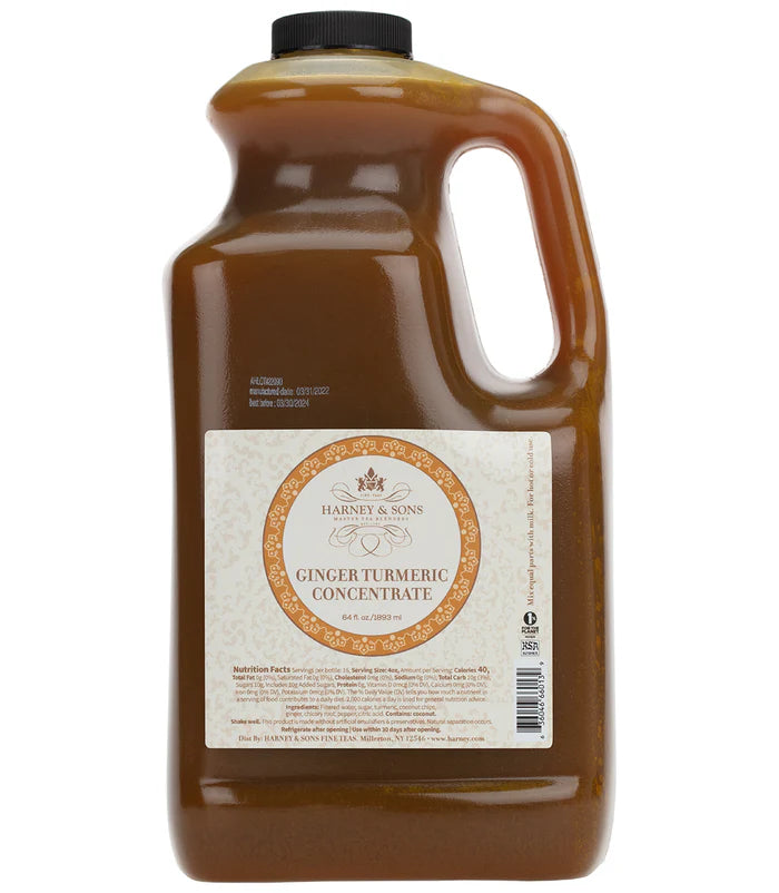 Harney & Sons Ginger Turmeric Concentrate 64fl oz / 1893 ml Jug
