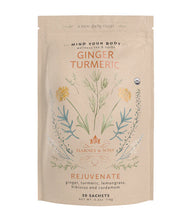 Load image into Gallery viewer, Harney &amp; Sons Organic Ginger Turmeric Tea 50 sachets

