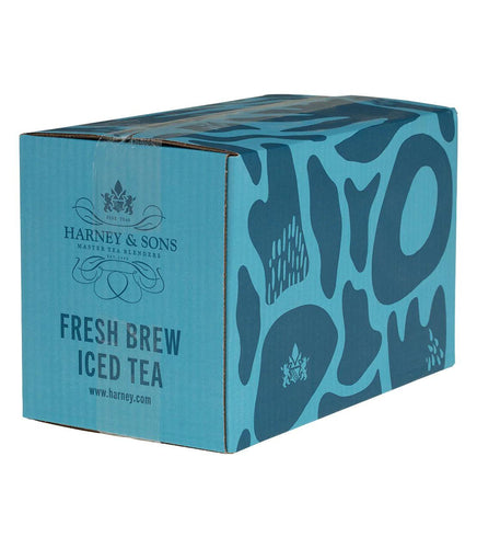 Harney & Sons Raspberry Herbal Iced Tea 50 Pouches Box - Premium Teas Canada