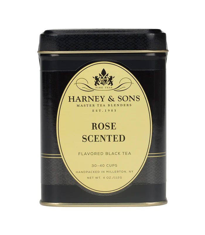 Harney & Sons Rose Scented Black Loose Tea 4 oz