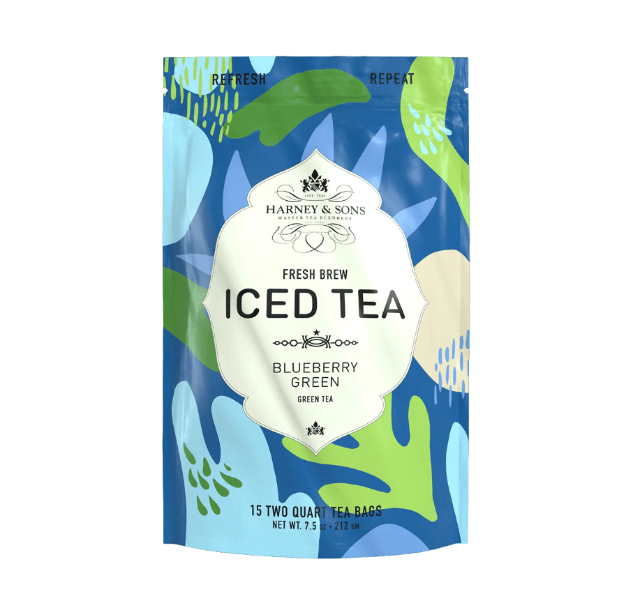 Harney & Sons Blueberry Green Fresh Brew Iced Tea - 15 Pouches