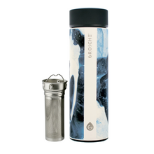 Load image into Gallery viewer, Dark Marble Insulated Infusion Flask 450 ml
