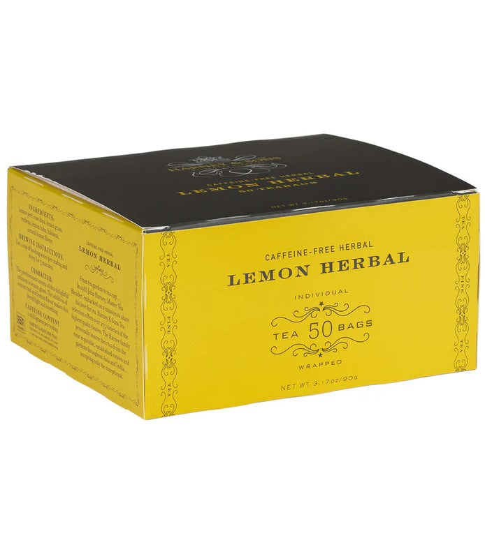 Harney & Sons Lemon Herbal Tea 50 Premium Teabags