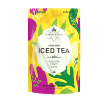 Load image into Gallery viewer, Harney &amp; Sons Passion Fruit Black Fresh Brew Iced Tea - 15 Pouches
