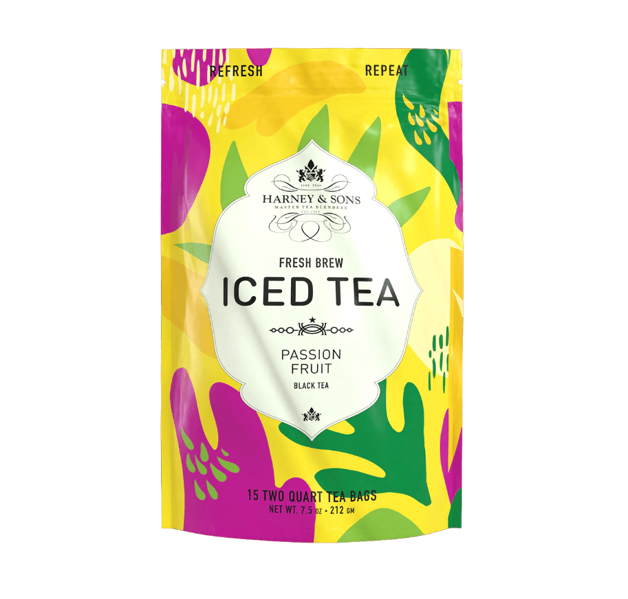 Harney & Sons Passion Fruit Black Fresh Brew Iced Tea - 15 Pouches