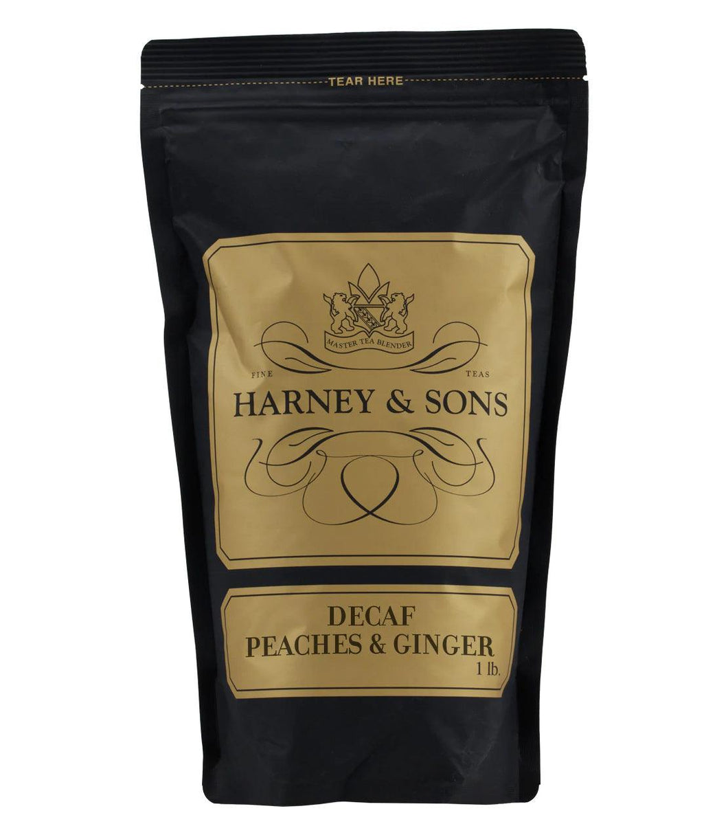 Harney & Sons Decaf Peaches & Ginger 1 lb Loose Tea
