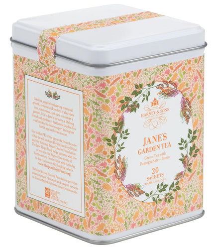Harney & Sons Jane's Garden (Green Tea with Rose Petals) 20 Sachets - Premium Teas Canada