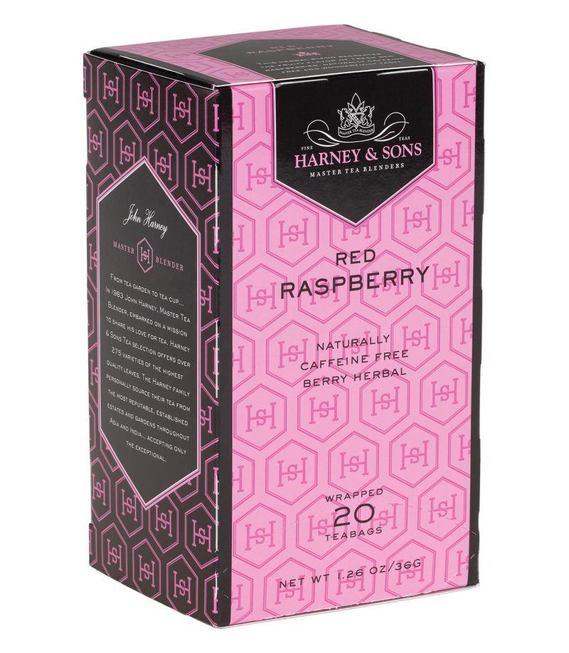 Harney & Sons Red Raspberry 20 Premium Teabags - Premium Teas Canada