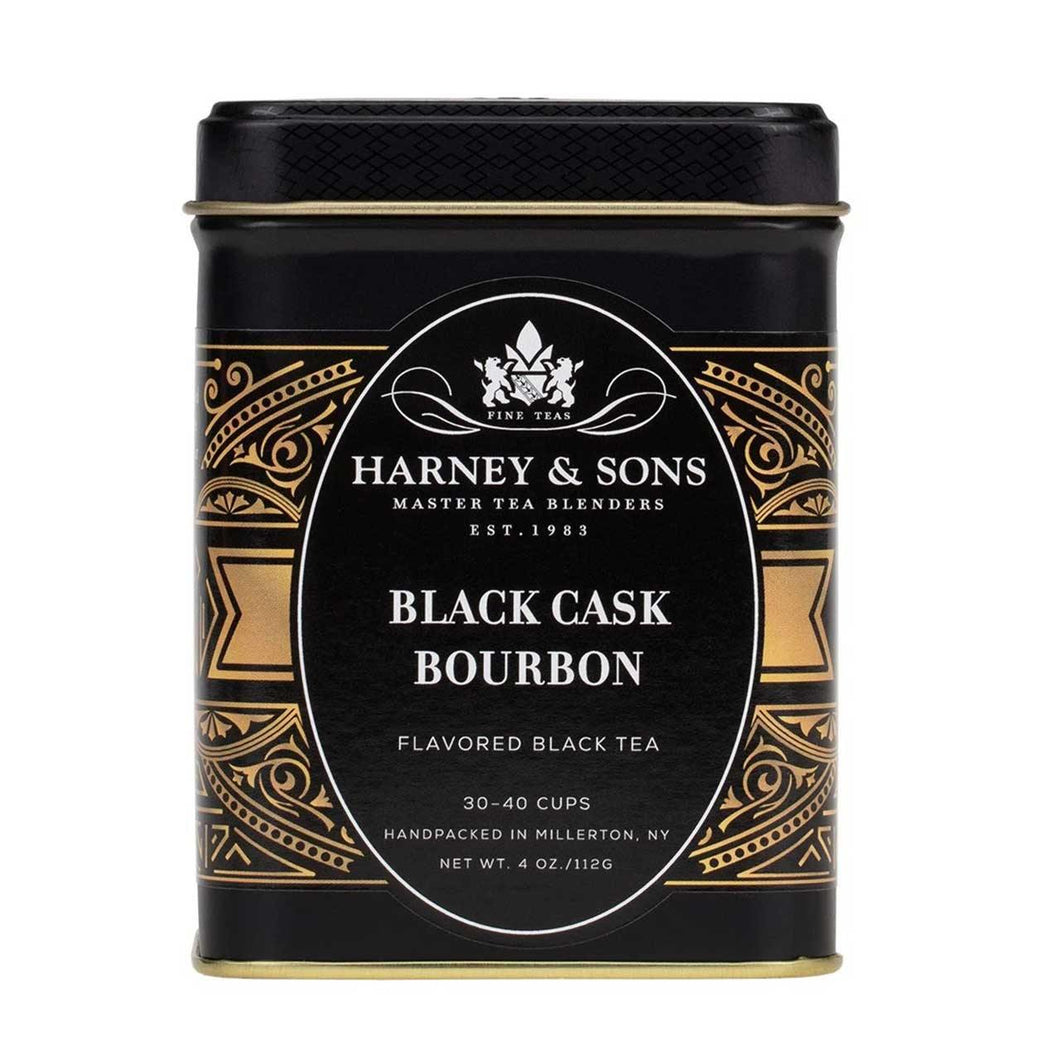 Harney & Sons Black Cask Bourbon 4 oz Loose Tea - Premium Teas Canada
