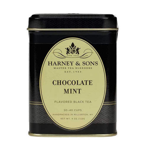 Harney & Sons Chocolate Mint Loose Tea 4 oz - Premium Teas Canada