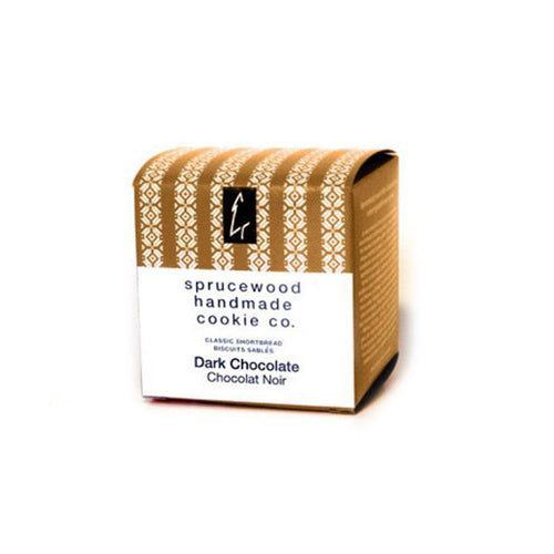 Sprucewood 76% Belgium Dark Chocolate Shortbread - Small Box - Premium Teas Canada