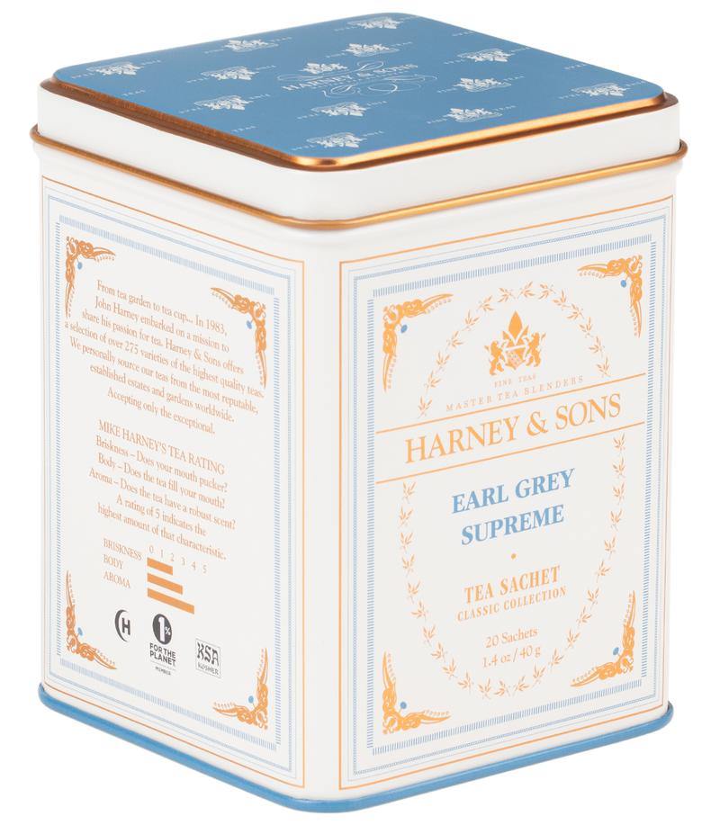 Harney & Sons Earl Grey Supreme 20 Sachets - Premium Teas Canada