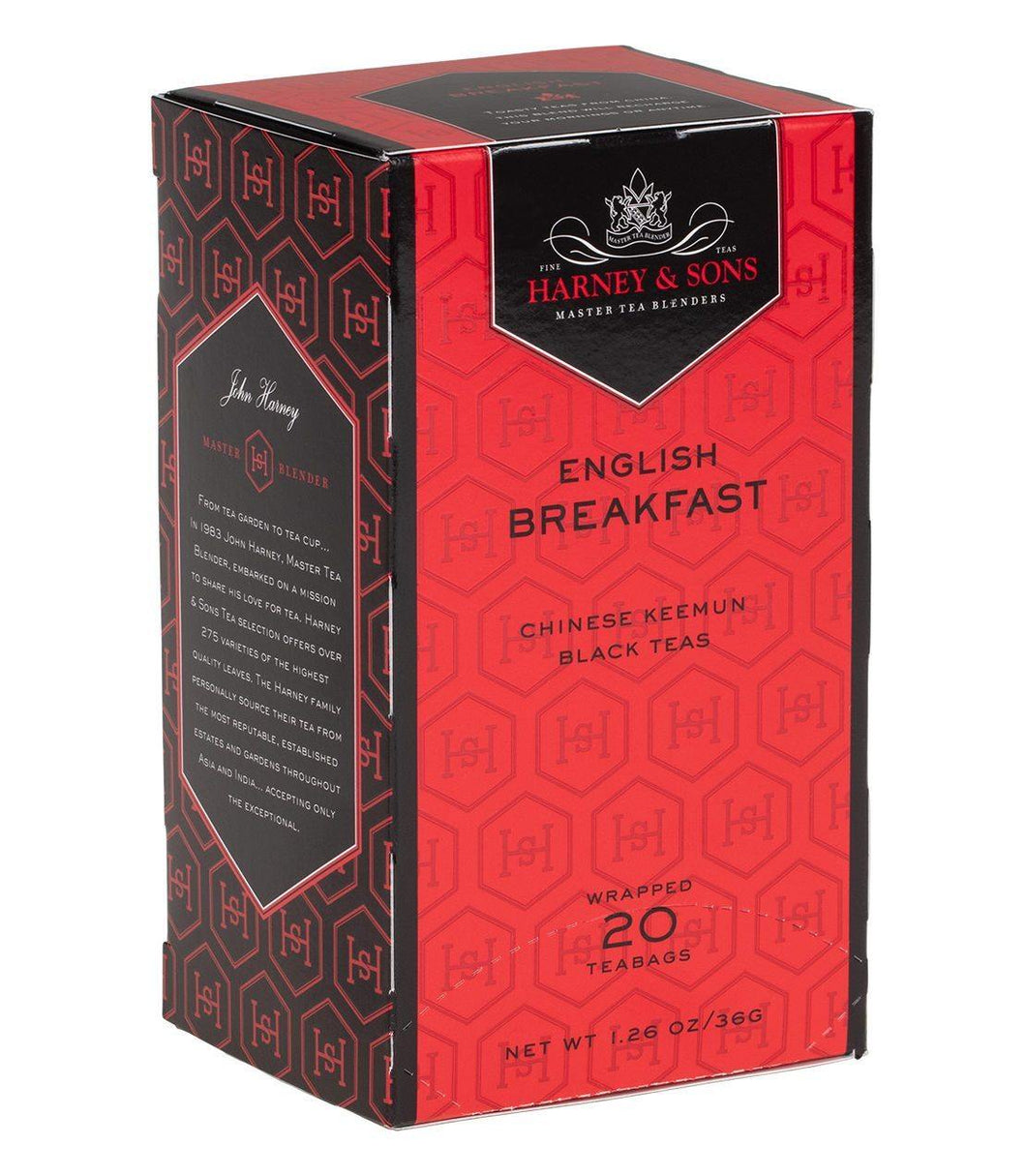 Harney & Sons English Breakfast 20 Premium Teabags - Premium Teas Canada