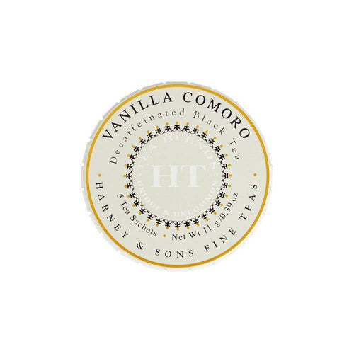 Harney & Sons Decaf Vanilla Comoro Tagalong (5 Sachets) - Premium Teas Canada