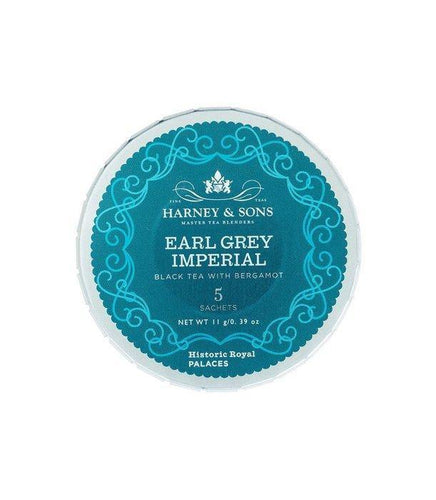 Harney & Sons HRP Earl Grey Imperial Tea Tagalong (5 Sachets) - Premium Teas Canada