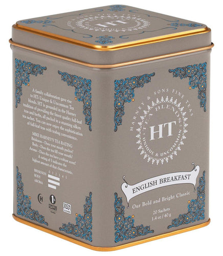 Harney & Sons HT English Breakfast Tea (20 Sachets) - Premium Teas Canada
