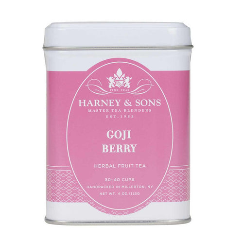 Harney & Sons Goji Berry Herbal Fruit Tea 4 oz - Premium Teas Canada