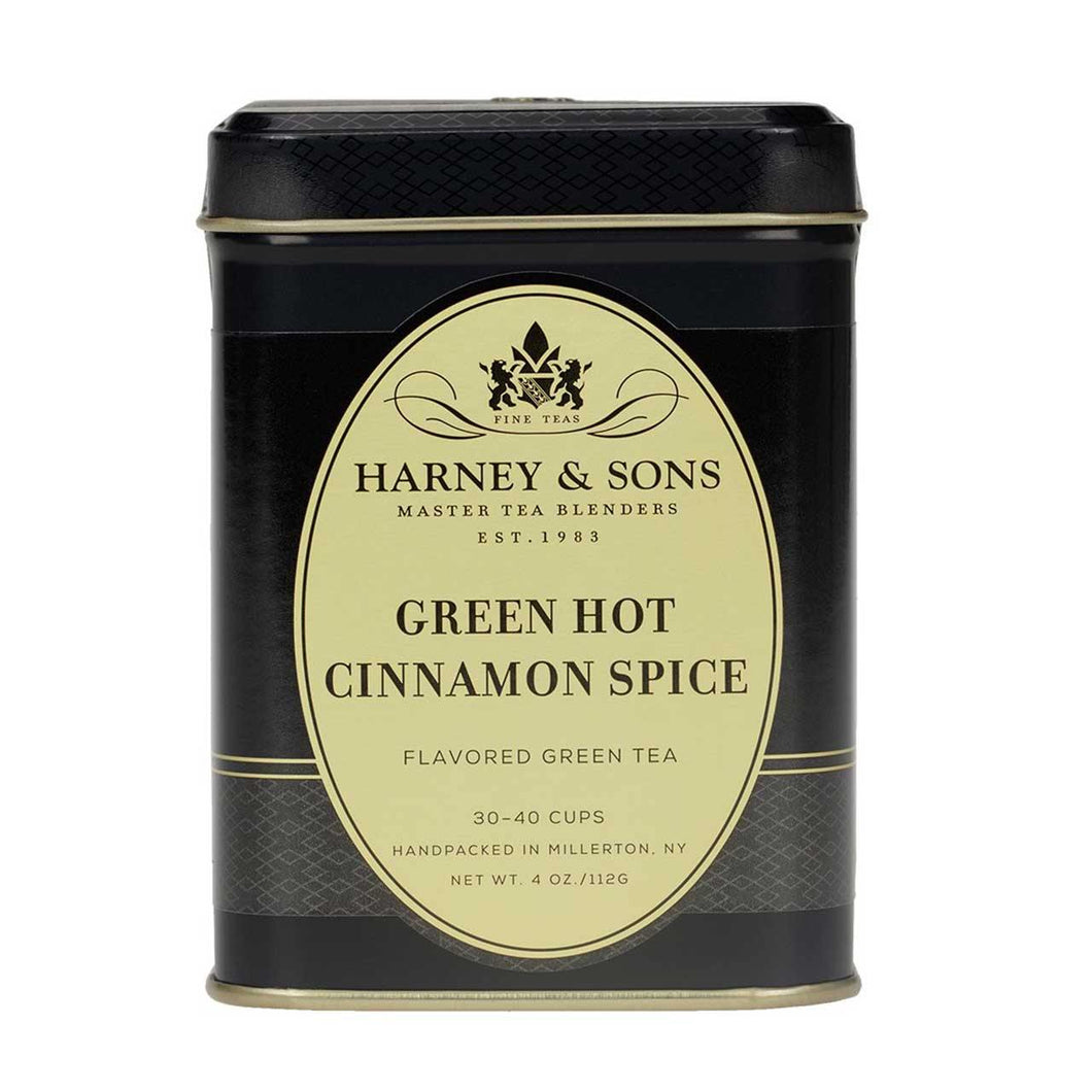 Harney & Sons Green Hot Cinnamon Spice 4 oz Loose Tea - Premium Teas Canada