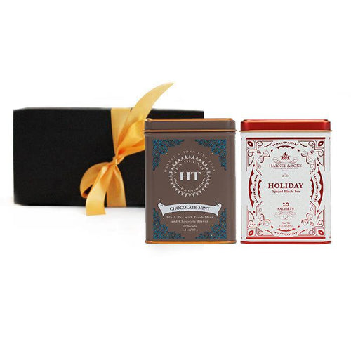 Harney & Sons Holiday & Chocolate Mint Tea Gift Set