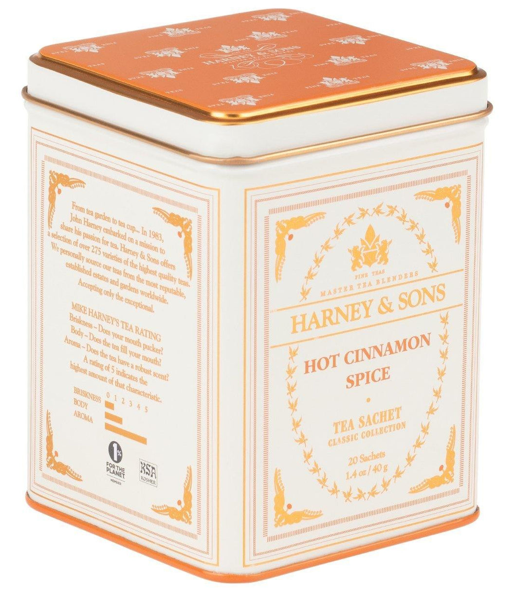Harney & Sons Hot Cinnamon Spice Classic Tea 20 Sachets - Premium Teas Canada