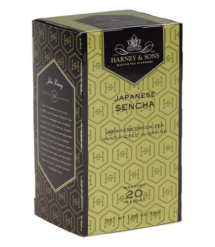 Harney & Sons Japanese Sencha 20 Premium Teabags - Premium Teas Canada