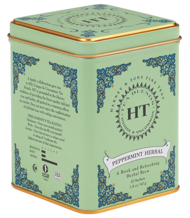 Harney & Sons HT Peppermint Herbal Tea (20 Sachets) - Premium Teas Canada