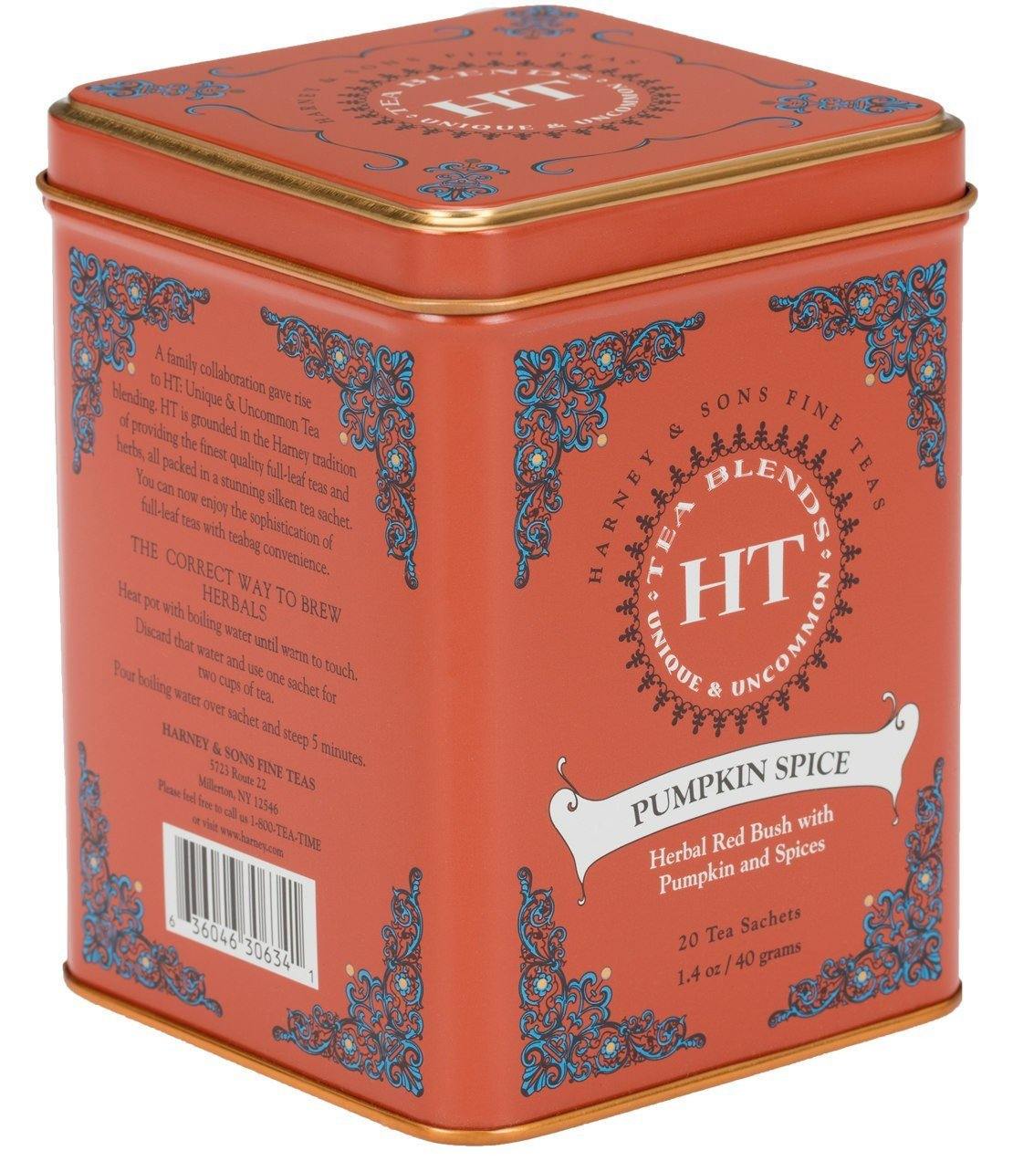 Ht Tea Red Harney & Sons HT Pumpkin Spice Tea (20 Sachets) – Premium Teas