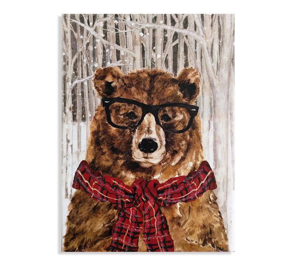 Holiday Card with Bear - Premium Teas Canada