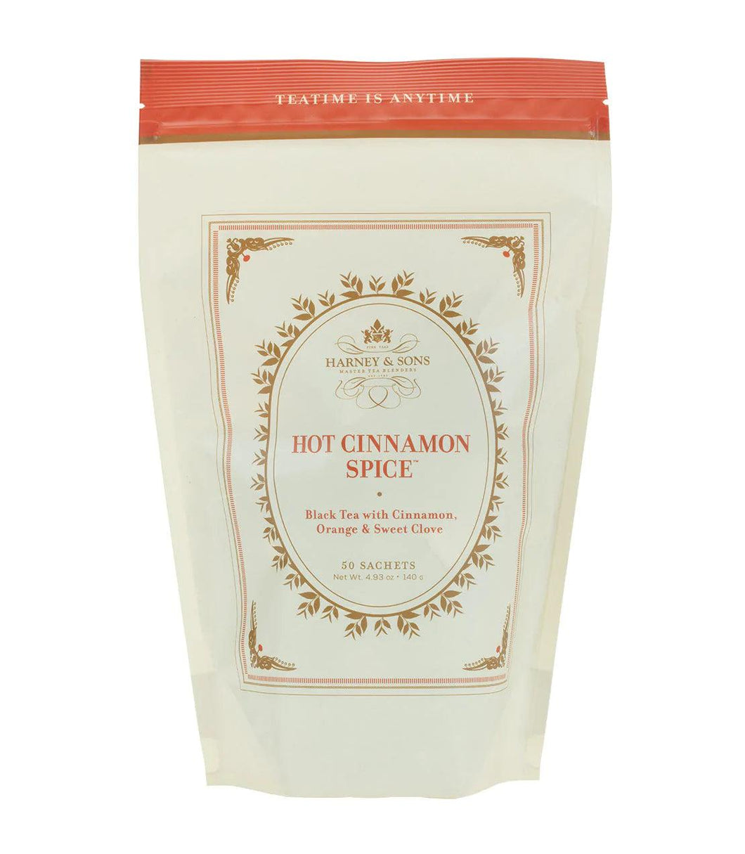 Harney & Sons Hot Cinnamon Spice Tea 50 Sachets - Premium Teas Canada