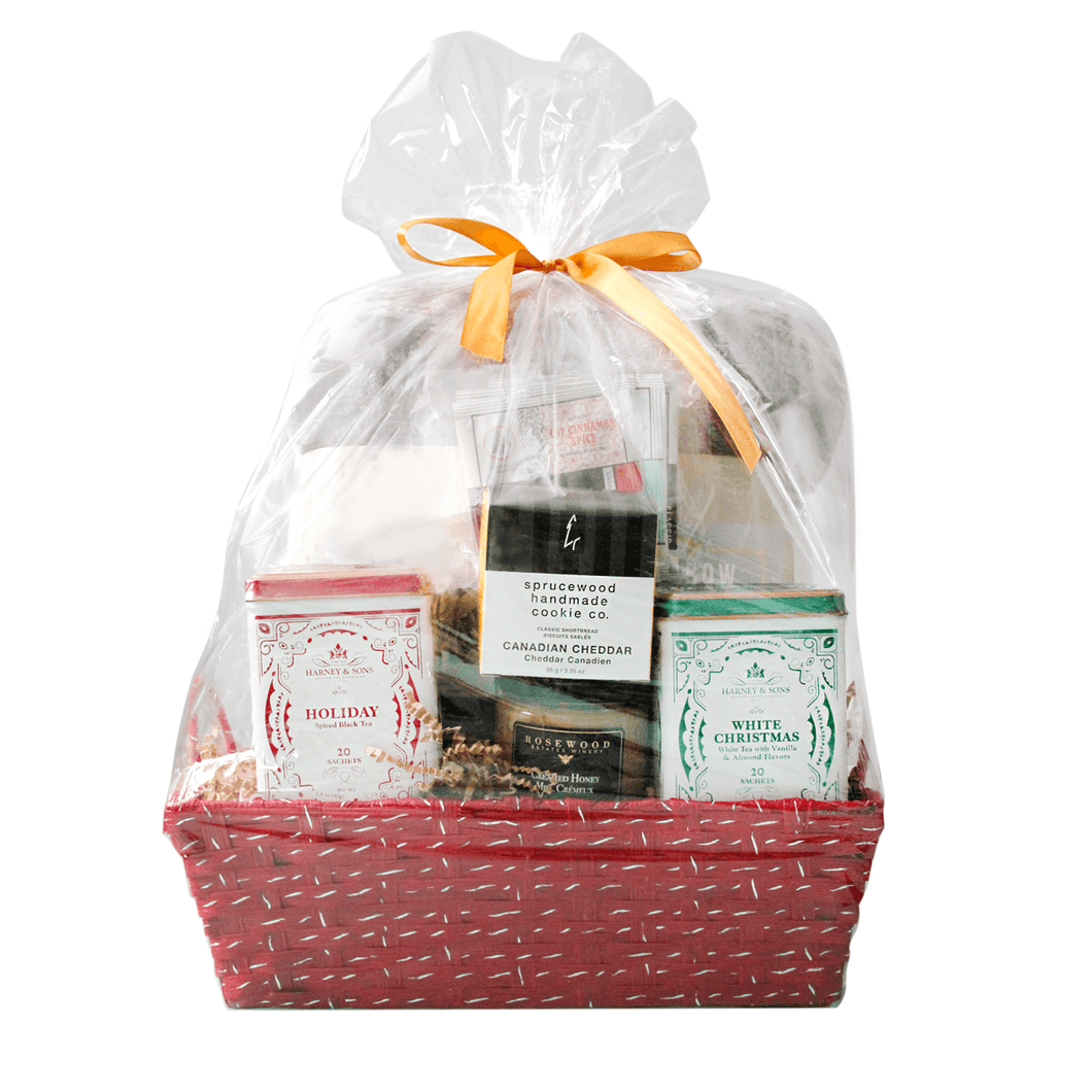 Large Holiday Gift Basket for Tea Lovers - Premium Teas Canada