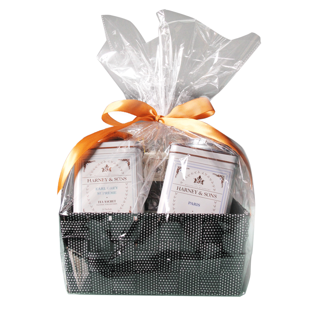 Tea & Cookies Gift Basket - Premium Teas Canada