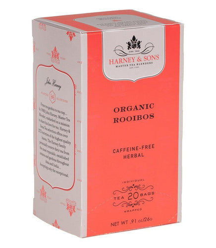 Harney & Sons Organic Rooibos 20 Premium Teabags - Premium Teas Canada