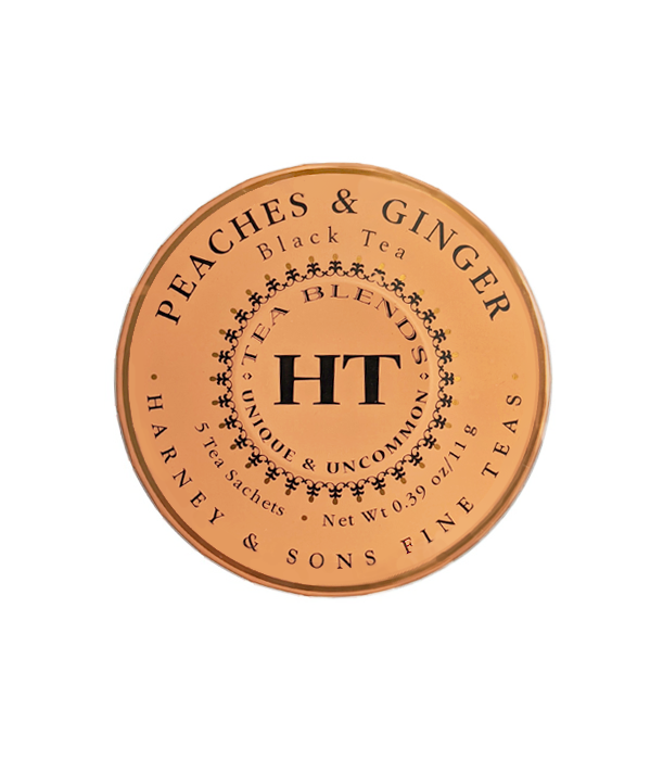Harney & Sons Peaches and Ginger Tagalong (5 sachets) - Premium Teas Canada