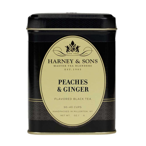 Harney & Sons Peaches & Ginger 4 oz Loose Tea - Premium Teas Canada