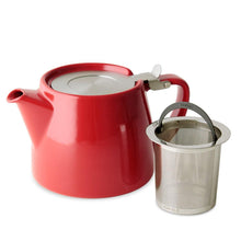 Load image into Gallery viewer, Red Stump Teapot with Infuser (18 oz) - Premium Teas Canada
