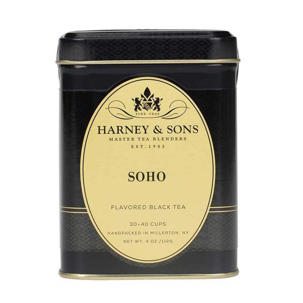 Harney & Sons SOHO Tea - 4 oz Loose Tea - Premium Teas Canada