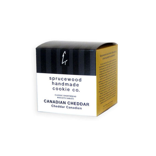 Sprucewood Savoury Aged Cheddar Shortbread - Small Box - Premium Teas Canada